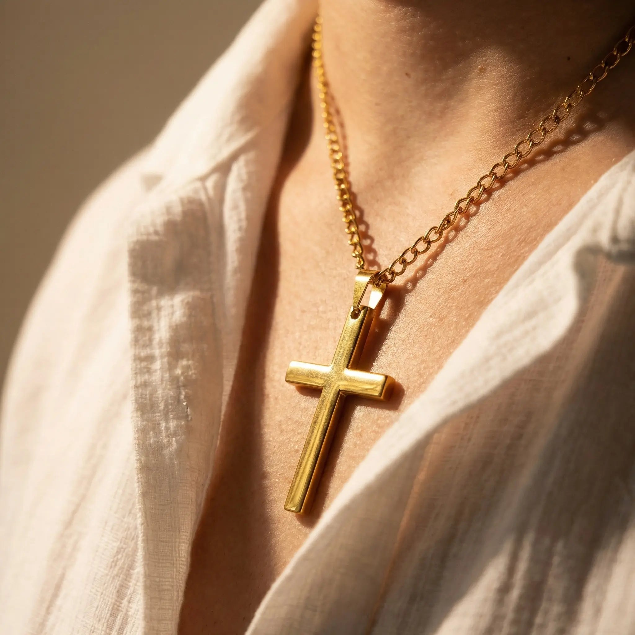 Bold Cross Necklace