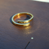 Trust God Ring