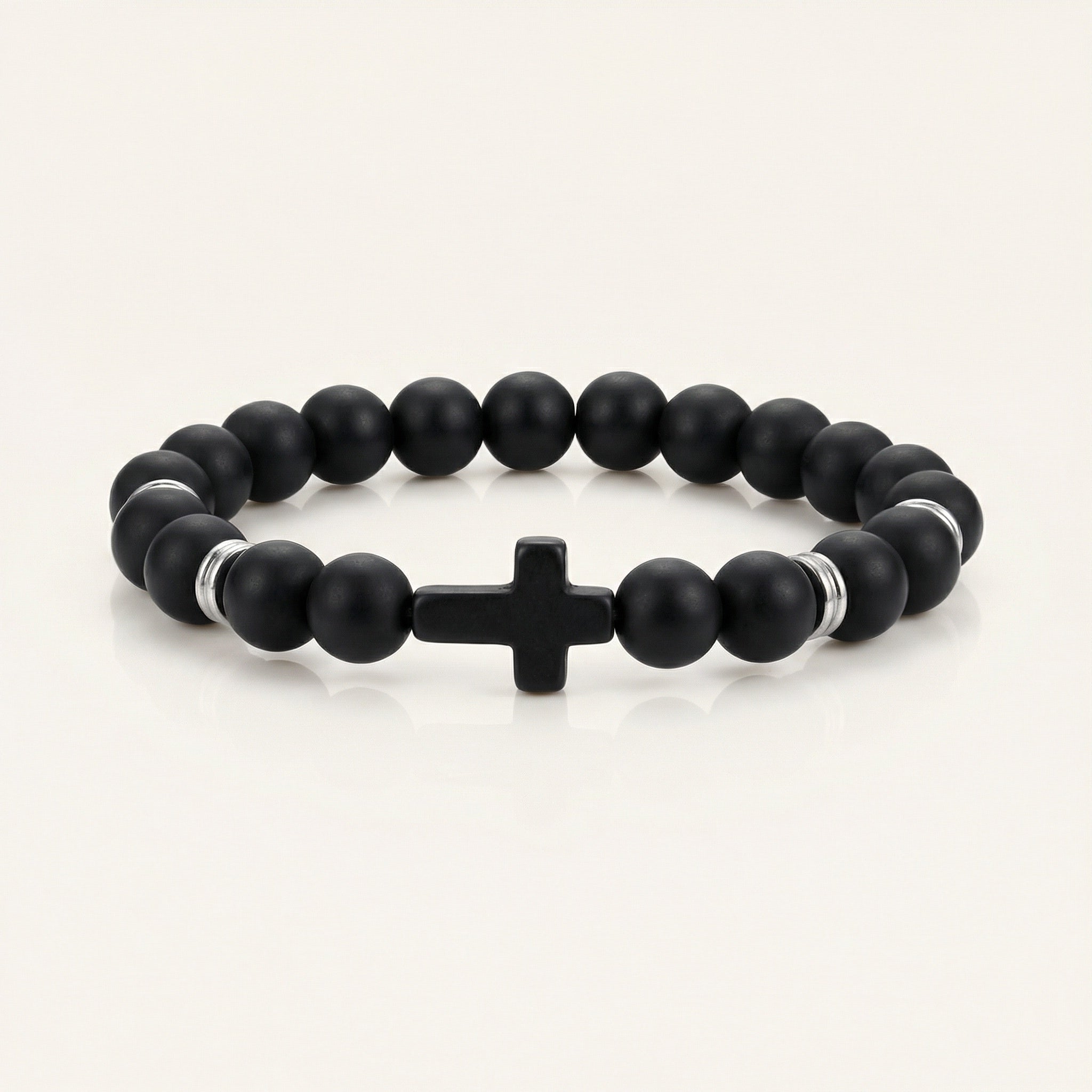 Beaded Cross Bracelet
