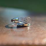Faith Cross Ring - Zircon
