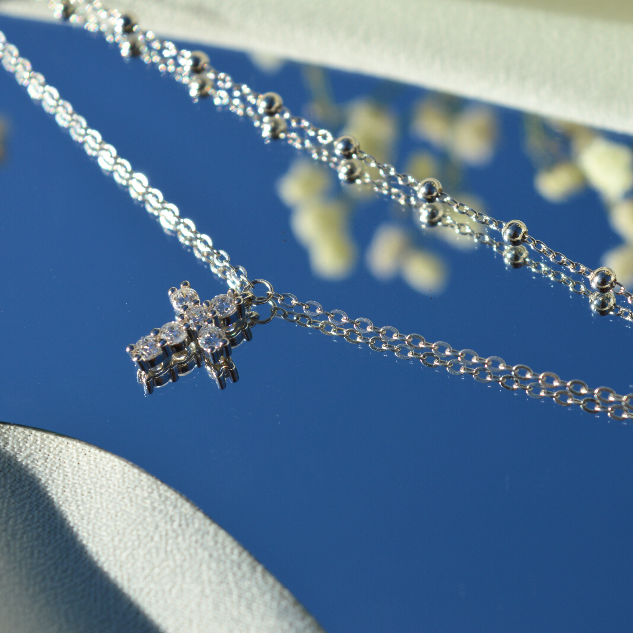 Divine Layered Cross Bracelet