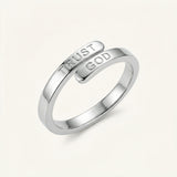 Trust God Ring