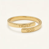 Trust God Ring